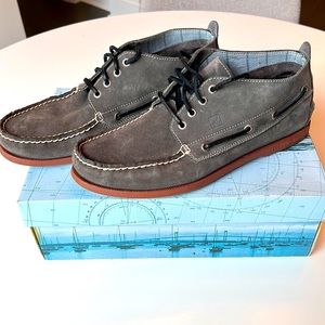 Sperry Top-Sider Grey Suede Chukka boots.